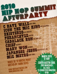 HIP HOP SUMMIT MARCH 20