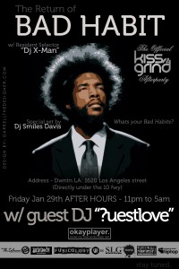 Questlove After Hours Friday Downtown LA 